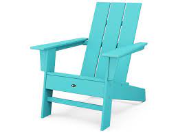 Trex Furniture Eastport Modern Adirondack Chair and Table 3-Piece Set